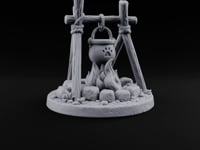 Paws for Supper Tripod Campfire and Cauldron turntable