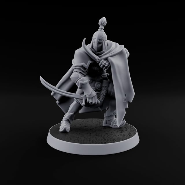 The Guard Never Saw Him Kneel Human Assassin turntable