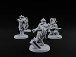 No Breath Breaks Formation Human Gas-Masked Soldiers turntable