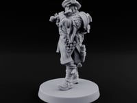 No Breath Breaks Formation Human Gas-Masked Soldier B turntable