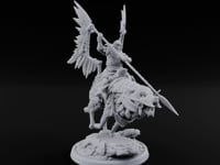 Steel, Feather and Fang Human Winged Hussar on Dire Wolf D turntable