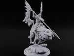 Steel, Feather and Fang Human Winged Hussar on Dire Wolf D turntable
