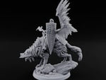 Steel, Feather and Fang Human Winged Hussar on Dire Wolf C turntable