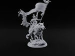 Steel, Feather and Fang Human Winged Hussar on Dire Wolf A turntable