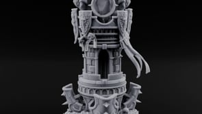 A Howl Lot of Trouble Animated Ward Tower A turntable