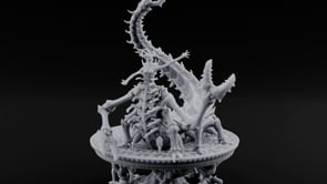 Carried on Bent Backs Girtablilu Scorpion Queen on Bearer Dais turntable