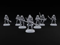 Sandstorm Protocol Warforged Scarab Soldiers turntable