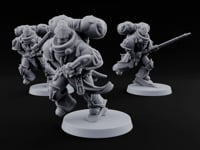 Drop Zone Reached Human Jump Pack Soldiers turntable