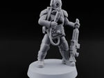 Breathe Easy, Fight Hard Human Gas-Masked Soldier C turntable