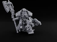 Faces Remember Every Sin Human Armoured Axe and Pistol Warrior turntable