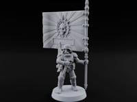 Breathe Easy, Fight Hard Human Gas-Masked Soldier A turntable