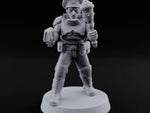 Breathe Easy, Fight Hard Human Gas-Masked Soldier E turntable