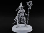 Unbothered by Brambles Elf Druid with Vine Staff and Curved Blade turntable