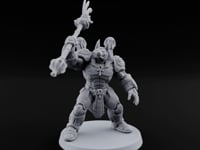 Judgment Swings Down Gnoll Armoured Jackal Warrior with Ankh and Staff turntable