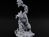 Breaks the Ground First Goristro Fiend with Raised Axe turntable
