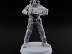 Not Here for Small Talk Human Sci-Fi Soldier C turntable
