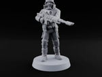 Not Here for Small Talk Human Sci-Fi Soldier E turntable