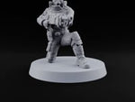 Not Here for Small Talk Human Sci-Fi Soldier A turntable