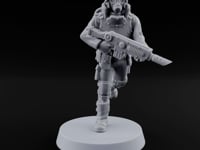 Not Here for Small Talk Human Sci-Fi Soldier D turntable