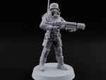 Not Here for Small Talk Human Sci-Fi Soldier F turntable
