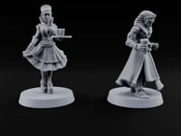 Royal Service, Tips Optional Human Civilians with Drinks turntable