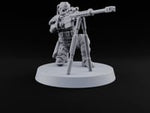Badge Heavy, Patience Thin Human Sci-Fi Police Officer A turntable