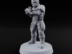 Badge Heavy, Patience Thin Human Sci-Fi Police Officer D turntable