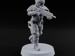 Badge Heavy, Patience Thin Human Sci-Fi Police Officer B turntable