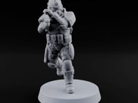 Badge Heavy, Patience Thin Human Sci-Fi Police Officer E turntable
