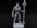 Duty Beyond the Afterlife Gnoll Armoured Jackal Guard with Staff C turntable