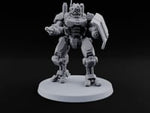 Riot Control, Rusted Edition Warforged Riot Police Robot with Shield A turntable