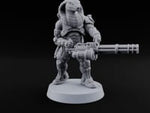Spins Up Before It Strikes Yuan-ti Pureblood Cobra Heavy Gunner with Rotary Cannon turntable