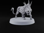 Peeled Face, Raised Hackles Krenshar Spined Skull-Faced Feline turntable