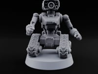 Rolling Out the Welcome Mat Modron Tracked Robot with Camera Head turntable