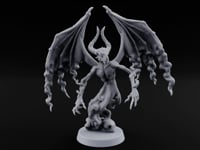Cast by Nothing Shadow Demon Fiend with Smoke-Trailing Wings turntable