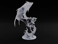 Riderless and Ravenous Vampire Spawn Winged Predator on Gnarled Tree turntable