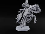 Neck and Neck Vampire Female Lord on Armoured Horse with Bat-Winged Axe turntable