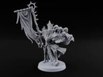 Unfurled and Unforgiving Vampire Lord with Banner and Skull Spirits On Foot turntable