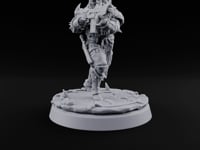 Spikes, Smoke and Scripture Human Spiked-Armour Soldier D turntable