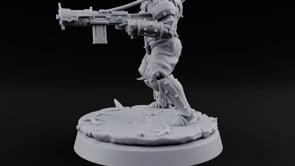 Spikes, Smoke and Scripture Human Spiked-Armour Soldier H turntable