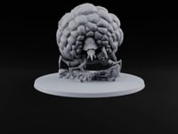 A Tick Away From Bursting Giant Tick with Bloated Lumpy Abdomen turntable