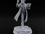 Footnotes Before Fear Human Scholar with Papers and Long Coat turntable
