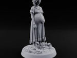 Expecting the Unspeakable Human Pregnant Woman in Tattered Dress turntable
