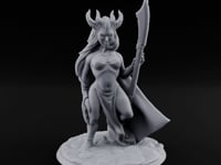 Devilish Footwork Succubus Horned Fiend Dancer with Cape A turntable
