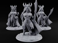 Devilish Footwork Succubi Horned Fiend Dancers with Capes turntable