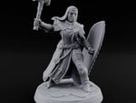 Pray Loud, Swing Louder Human Female Armoured Nun A turntable