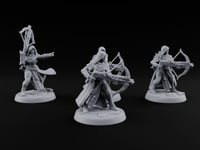 Pray, Then Aim Human Female Hooded Crossbow Arbalists turntable