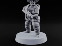 Brims Low, Bullpups Up Human Rifleman in Slouch Hat C turntable