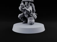 Brims Low, Bullpups Up Human Rifleman in Slouch Hat F turntable
