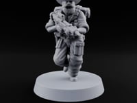 Brims Low, Bullpups Up Human Rifleman in Slouch Hat B turntable